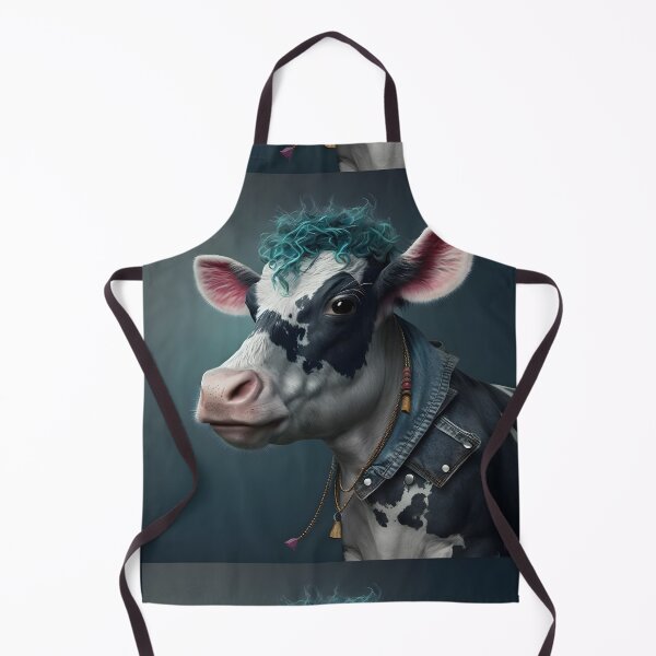 Item preview, Punk Rock Cow - Animal Art designed and sold by Chrisjeffries24.