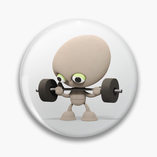 Item preview, Alien Weight Lifter - The Stone Collection designed and sold by FiveIntentions.