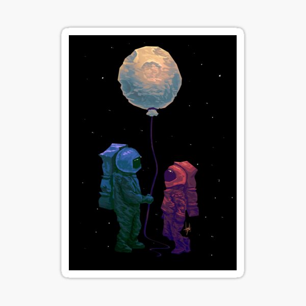 I'd give you the moon ... Sticker