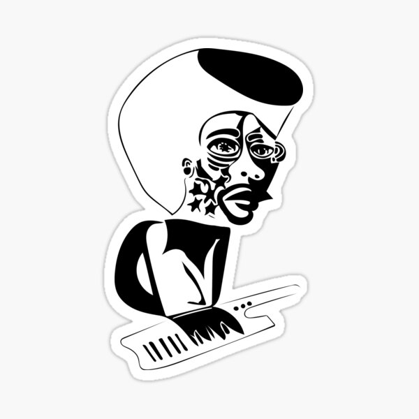 “Herbie Hancock Sketch” Sticker for Sale by Kimikaa | Redbubble