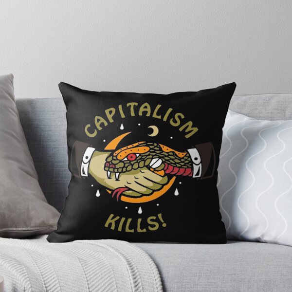Item preview, Capitalism Kills illustration designed and sold by PoliticsPrint.