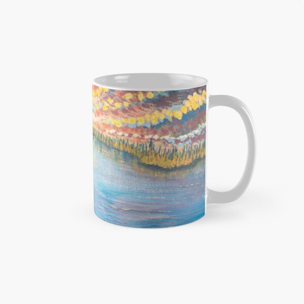 Item preview, Floating Away - Original Blue Waterscape Painting designed and sold by EKartPrints.