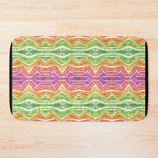 Item preview, Bohemian Layers Naranja Púrpura Verde designed and sold by Deborah Maxemow.