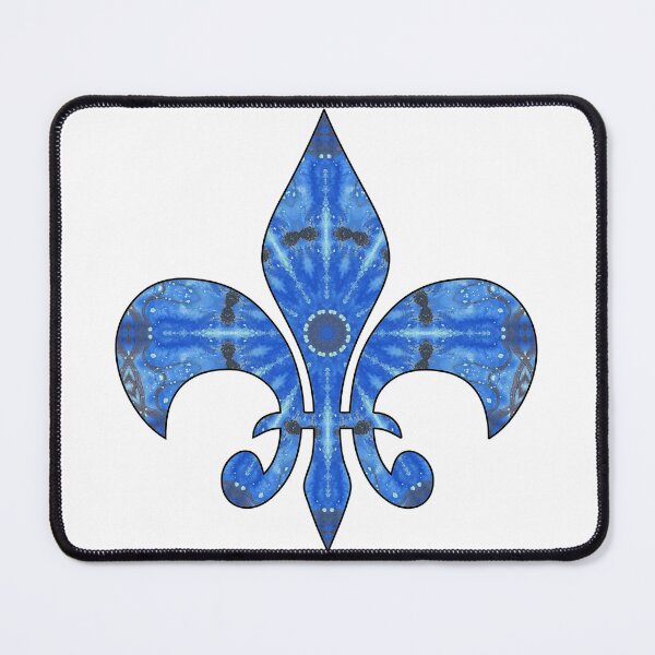 Item preview, Bright Blue Fleur de Lis designed and sold by MagickMama.