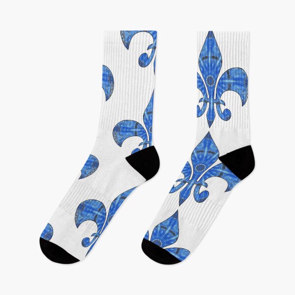 Item preview, Bright Blue Fleur de Lis designed and sold by MagickMama.