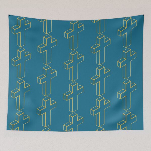Item preview, Unique Cross Pattern in Black designed and sold by ThePricklyLotu.