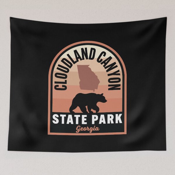 Item preview, Cloudland Canyon State Park GA Bear designed and sold by HalpinDesign.