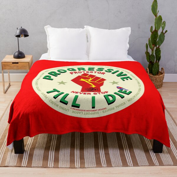 Item preview, PMD00432 Progressive Movement Designs Protestor Red Fist Style for Progressives or Democrats or Bernie Sanders supporters or Democratic Socialists with goals designed and sold by ProgressiveLeft.