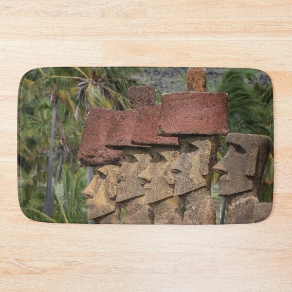Item preview, Statues of Easter Island Chile designed and sold by PhotoArt by Joan Carroll.