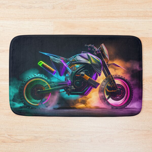 Item preview, Futuristic Cyberpunk Neon Dirt Bike designed and sold by beluxe.