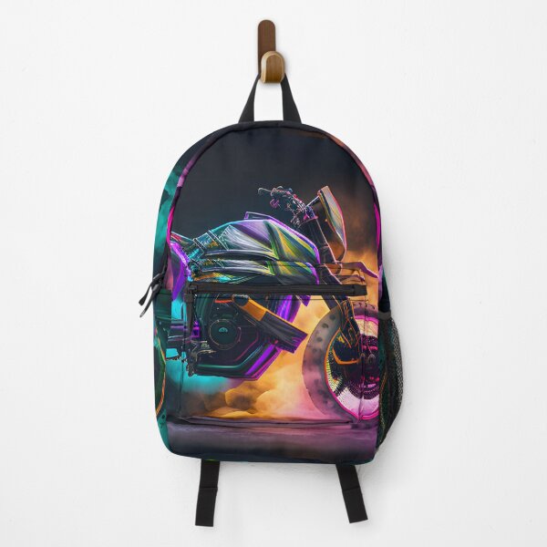Item preview, Futuristic Cyberpunk Neon Dirt Bike designed and sold by beluxe.