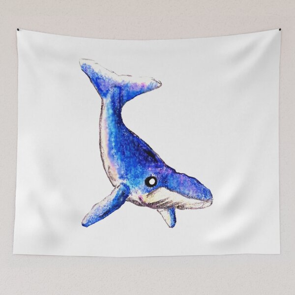 Item preview, little humpback whale designed and sold by dsmokry.