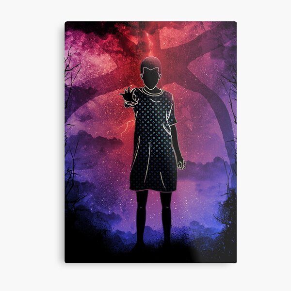 Soul of Eleven - Stranger things Metal Print
