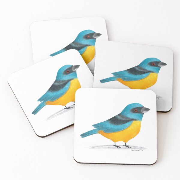 Item preview, Blue and Yellow Tanager  designed and sold by julianamotzko.