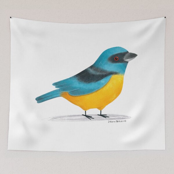 Item preview, Blue and Yellow Tanager  designed and sold by julianamotzko.