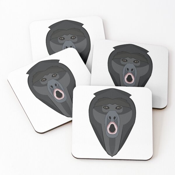 Item preview, Howler monkey face designed and sold by MaxFilms.