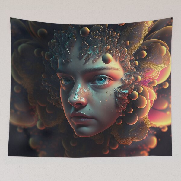 Item preview, A Majestic Masterpiece: The Beauty of a Girl in Digital Art designed and sold by BIBIHOX.