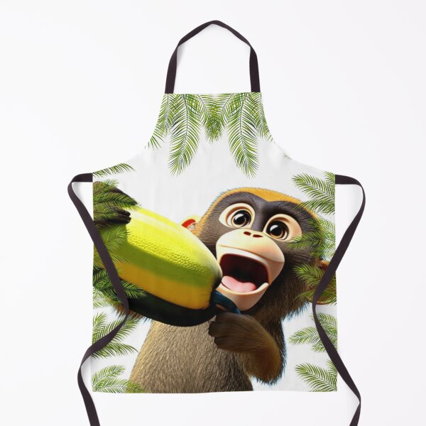 Item preview, Cute monkey with banana designed and sold by motivationhood.