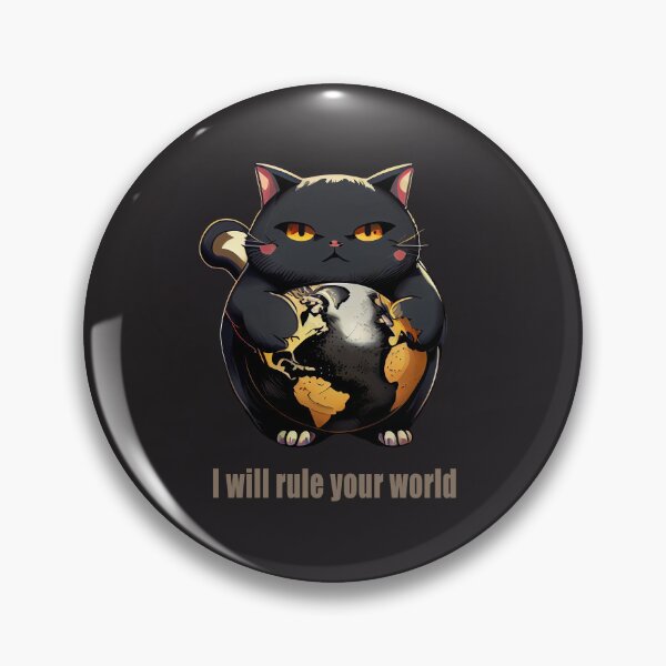 Item preview, Evil cat rule world designed and sold by Quiki.