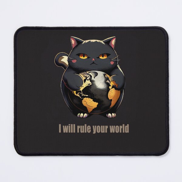 Item preview, Evil cat rule world designed and sold by Quiki.