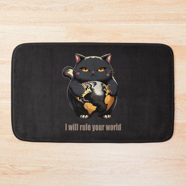 Item preview, Evil cat rule world designed and sold by Quiki.