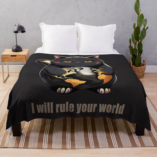 Item preview, Evil cat rule world designed and sold by Quiki.