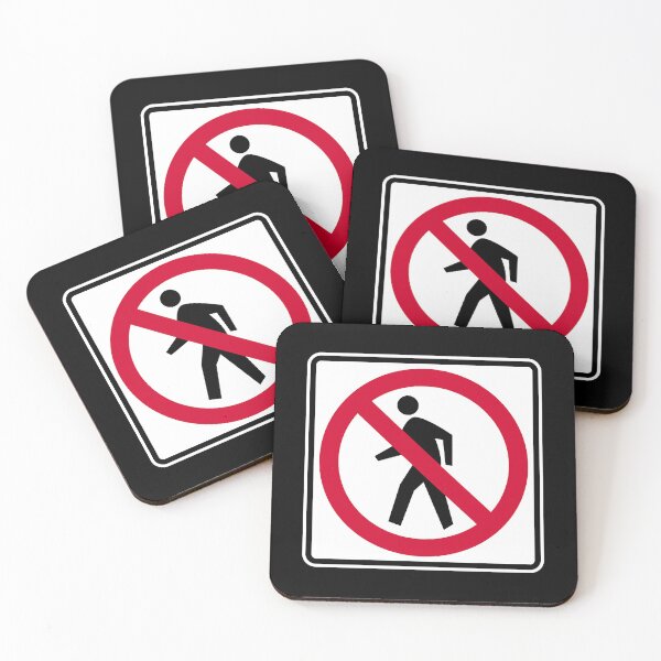 Item preview, No jaywalking - Road Signs designed and sold by ThePricklyLotu.