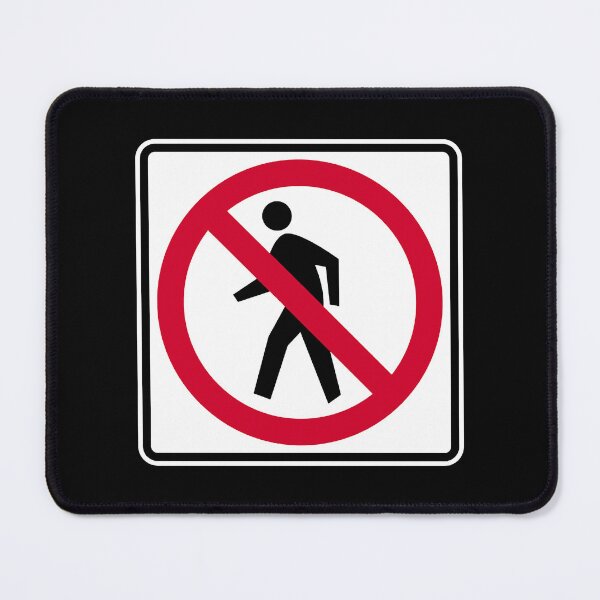 Item preview, No jaywalking - Road Signs designed and sold by ThePricklyLotu.