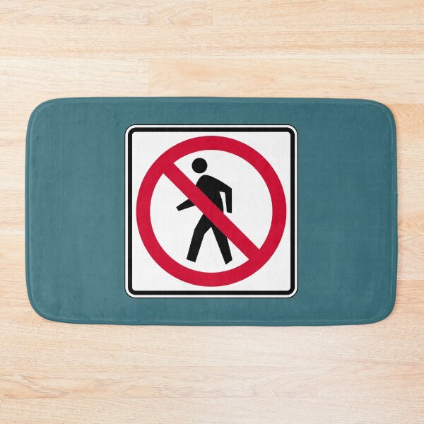 Item preview, No jaywalking - Road Signs designed and sold by ThePricklyLotu.