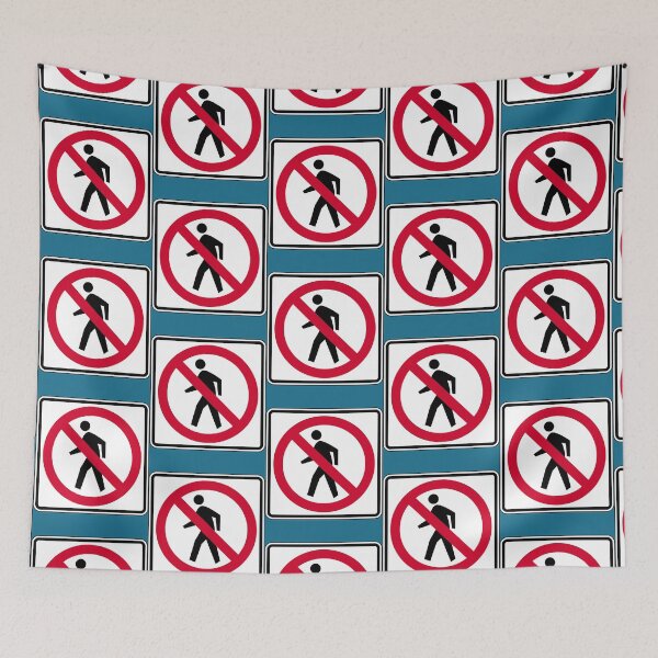 Item preview, No jaywalking - Road Signs designed and sold by ThePricklyLotu.