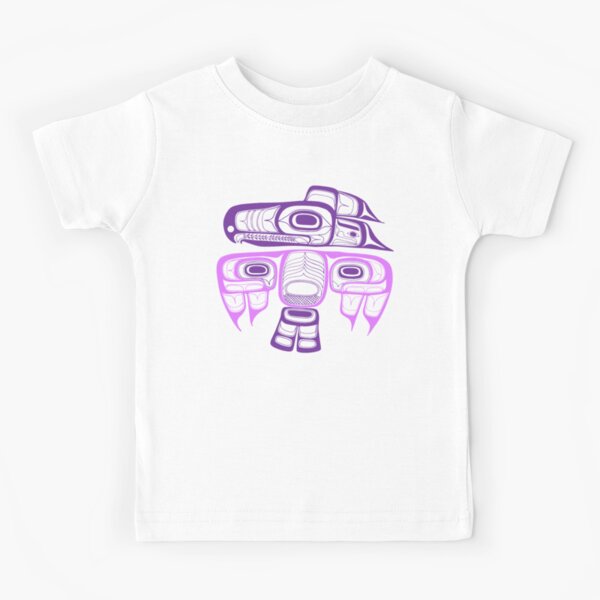 Vista previa del artículo con la obra «Arte del estilo nativo americano: Tlingit thunderbird purple», diseñado y vendido por aapshop.