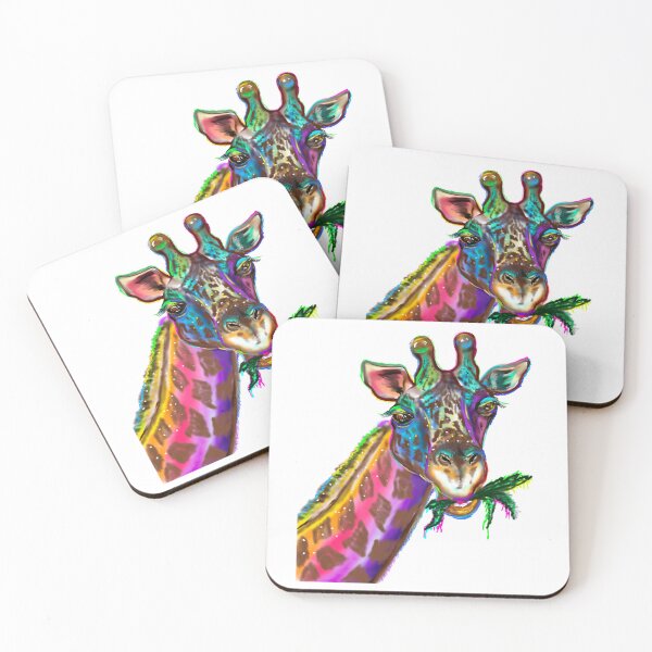 Item preview, Funky Retro Vintage Flower Power Cute Giraffe designed and sold by Artonmytee.