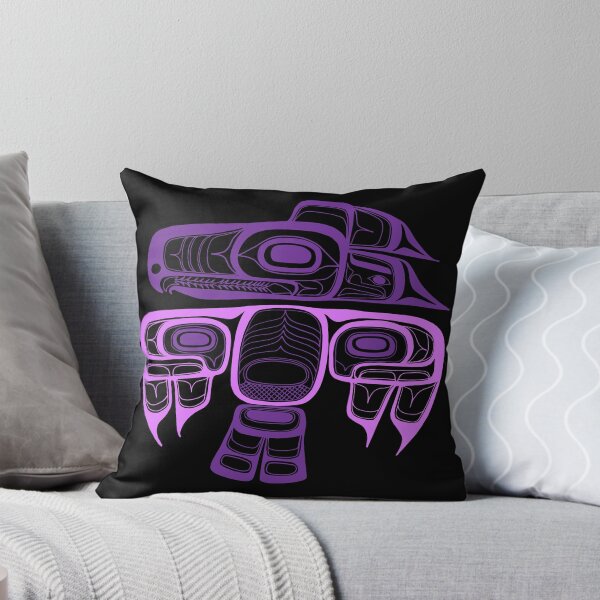 Item preview, Native American Style Art: Tlingit thunderbird purple designed and sold by aapshop.