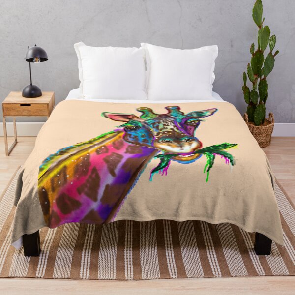 Item preview, Funky Retro Vintage Flower Power Cute Giraffe designed and sold by Artonmytee.
