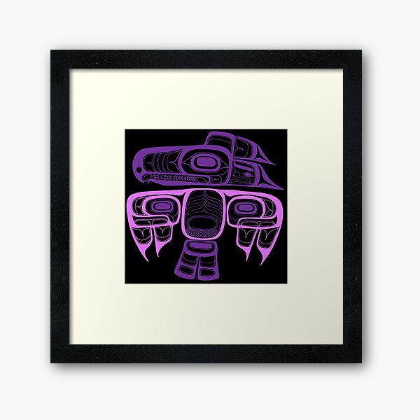 Item preview, Native American Style Art: Tlingit thunderbird purple designed and sold by aapshop.