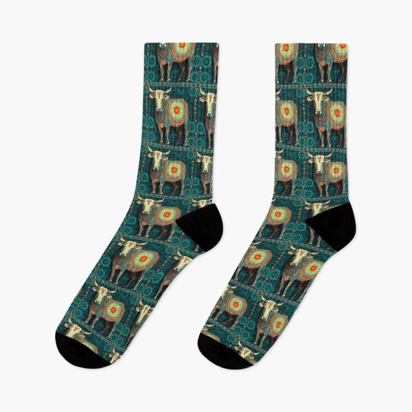 Item preview, Indian Cows Patterns - Perfectly Unique and Memorable Gifts designed and sold by SattvaCentric.
