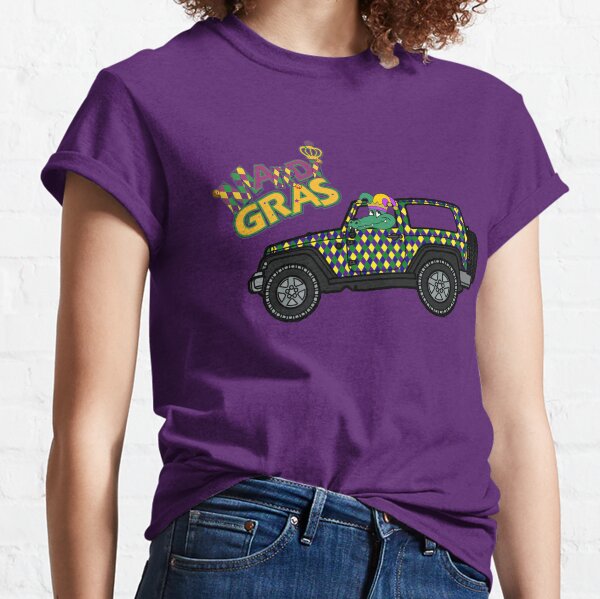 Mardi Gras Mouth Tee - Fleurty Girl