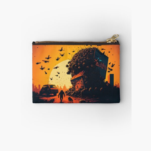 Aperçu de l'œuvre Essaim d'abeilles mutantes dans les rues post-apocalyptiques créée et vendue par Nightarcade.