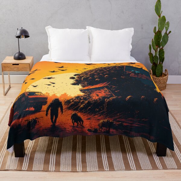 Item preview, Mutated Bee Swarm In Post Apocalyptic Streets designed and sold by Nightarcade.