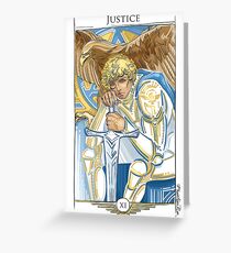 r11-Justice Greeting Card