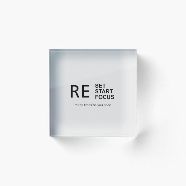 Item preview, Reset restart refocus theme designed and sold by Hrd-design.