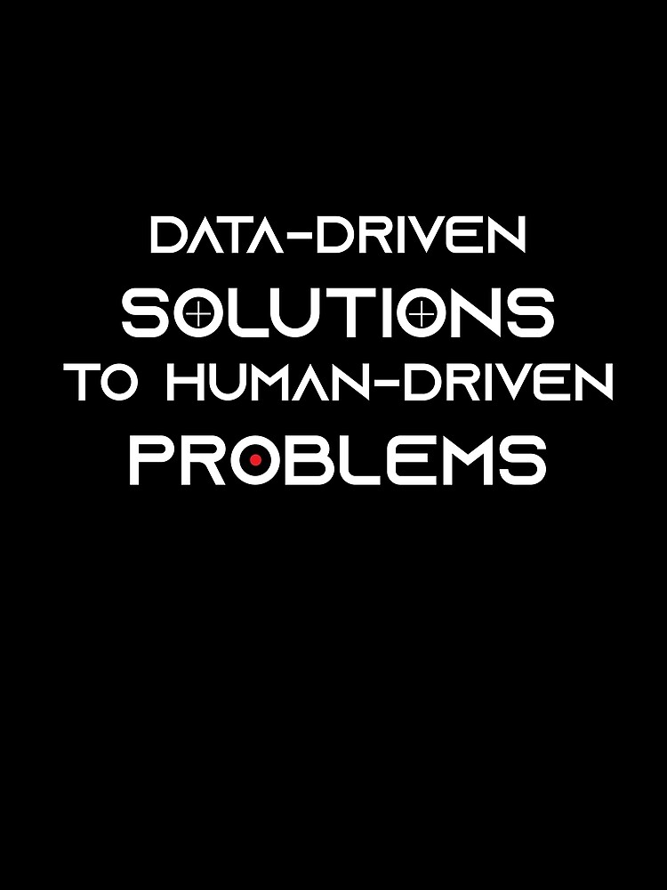 Thumbnail 5 of 5, Graphic T-Shirt, Data Driven Solutions white text designed and sold by DaneSullivan.