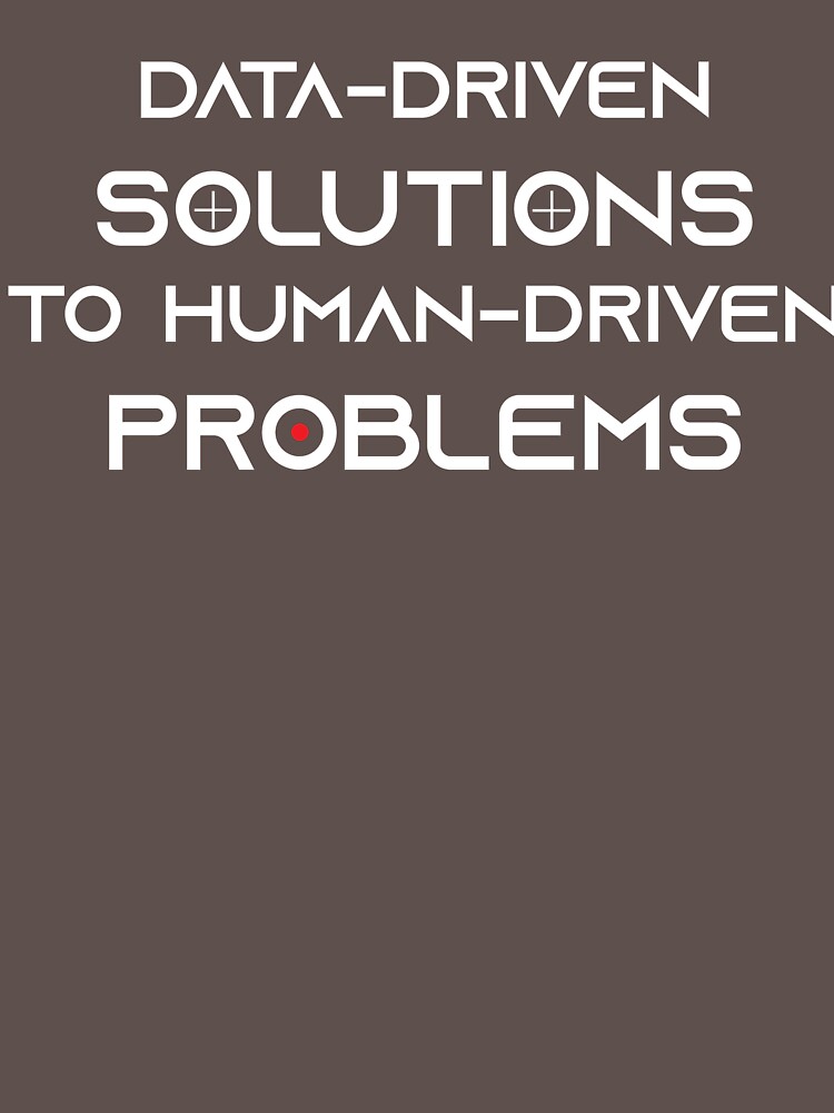 Thumbnail 5 of 5, Long Sleeve T-Shirt, Data Driven Solutions white text designed and sold by DaneSullivan.