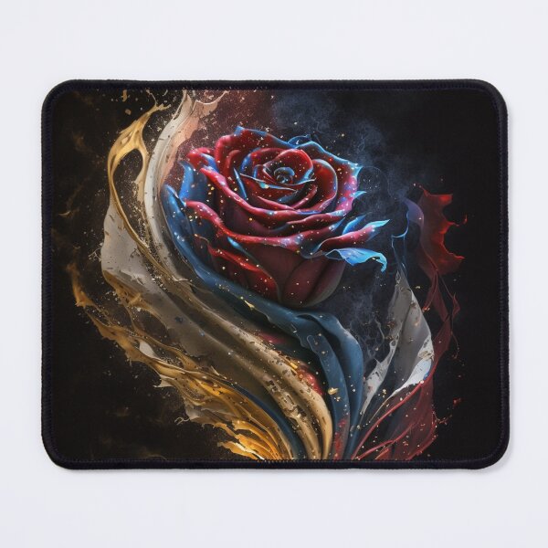 Item preview, Patriotic Rose American Flag Art designed and sold by Jades-Corner.