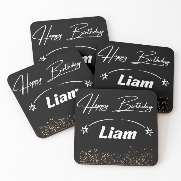 Item preview, Happy Birthday Liam designed and sold by KMRmerchDesigns.