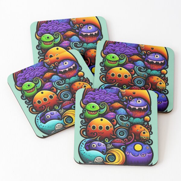 Item preview, Cartoon monster art #3 designed and sold by CyberArtsy.