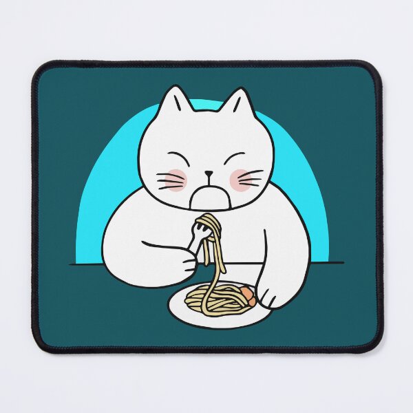 Item preview, Copie de cat eating spaghetty designed and sold by MooddyyShop.