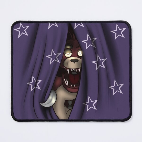 Item preview, Peeking Foxy (with curtain stars) designed and sold by pyrocumulus.