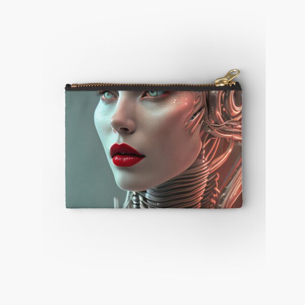 Item preview, Welcome to the age of the cyborgs. AI Portrait designed and sold by ArtCreator2023.