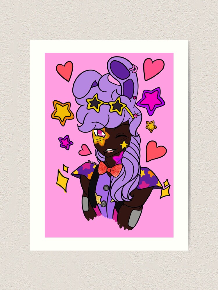 Angry Glamrock Bonnie | Art Board Print